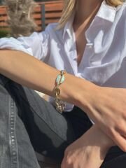 ‘Aqua Shine’ Tasarım Altın Bileklik