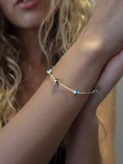 Nazar Boncuklu 14 Ayar Altın Bileklik