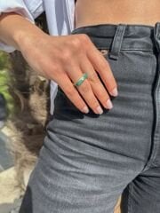 Luce Verde Tasarım 14 Ayar Altın Yüzük