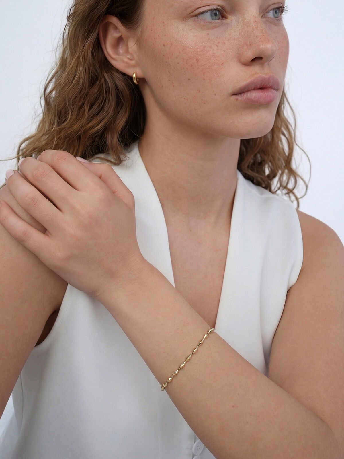 14 Ayar Altın Eklem Bilekliği