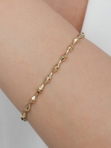 14 Ayar Altın Eklem Bilekliği