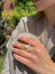 Fiducia İtalyan Tasarım Altın Yüzük