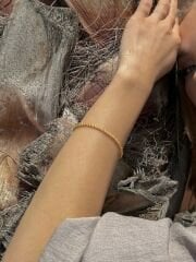 Halat Burgu 14 Ayar Altın Bileklik