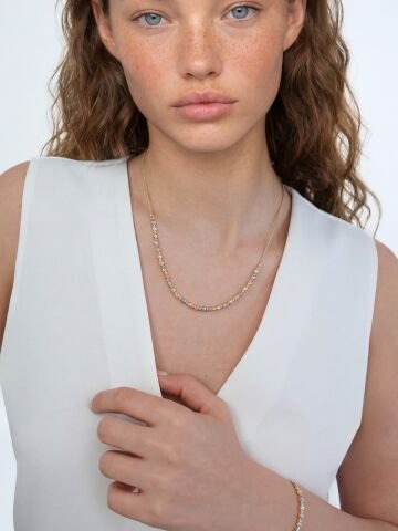 14 Ayar Altın Dorikalı Üç Renk Set