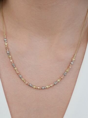 14 Ayar Altın Dorikalı Üç Renk Set