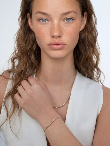 14 Ayar Altın Dorikalı Üç Renk Set