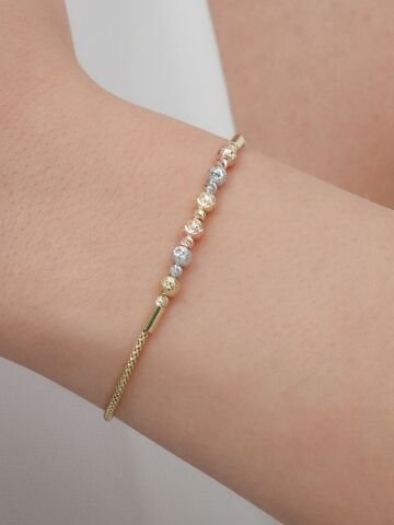 14 Ayar Altın Dorikalı Üç Renk Set