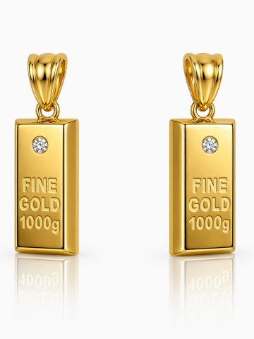 14 Ayar Külçe Gram Kolye Ucu