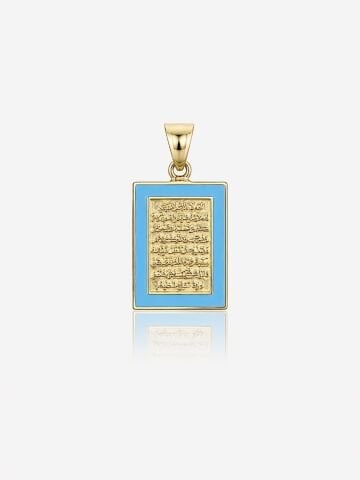 14 Ayar Altın Ayet El Kürsi Kolye Ucu