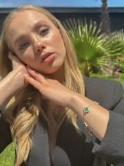 14 Ayar Altın Yeşil Yonca Bileklik