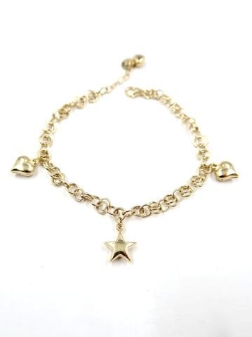 Aşk Yıldızı Altın Bileklik