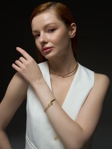 14 Ayar Altın Çivi Kolye