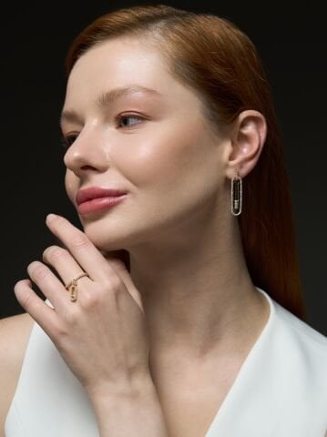 14 Ayar Altın Messika Set – Işığın Zarif Formu