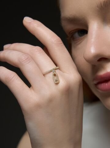 14 Ayar Altın Messika Set – Işığın Zarif Formu