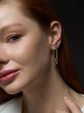 14 Ayar Altın Messika Set – Işığın Zarif Formu