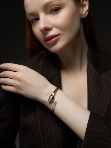 14 Ayar Altın Serpent Bilezik – Gücün Zarif Sarmalı