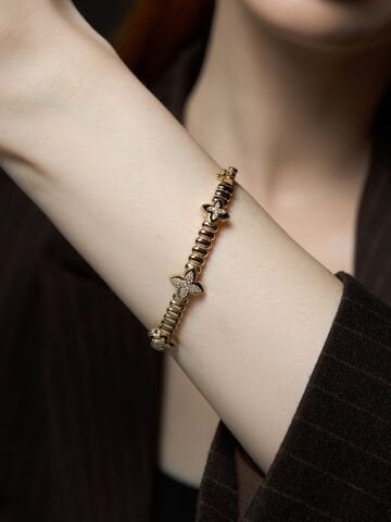 14 Ayar Altın Flora Bilezik – Şansın ve Zarafetin Işıltısı