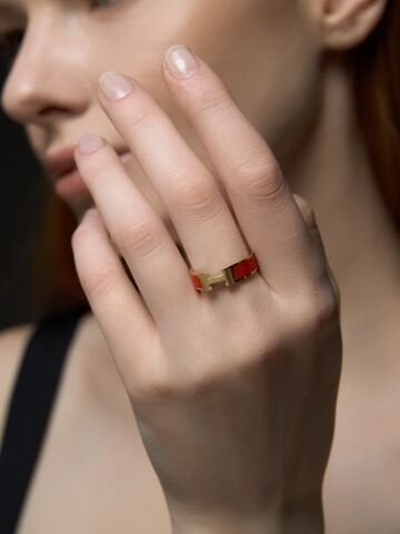 14 Ayar Altın Amber Set – Sıcak Işıltının Simgesi