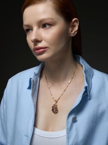 14 Ayar Altın Aurora Kolye – Şafağın Işıltısı