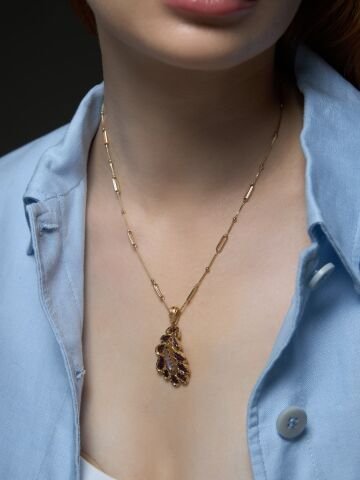 14 Ayar Altın Aurora Kolye – Şafağın Işıltısı