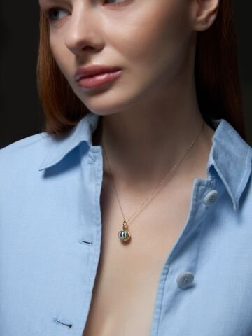 14 Ayar Altın Ayet-el Kürsi Kolye