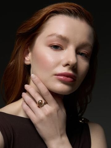 Serpenta 14 Ayar Altın Tasarım Yüzük | İtalyan Zarafetinin Güçlü Simgesi