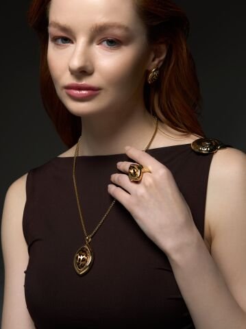 Leopardé Altın Set – Doğanın Deseninde Lüks