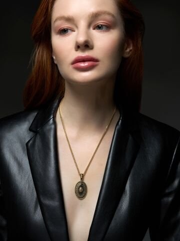 Aslan Altın Kolye – Gücün Altın Simgesi