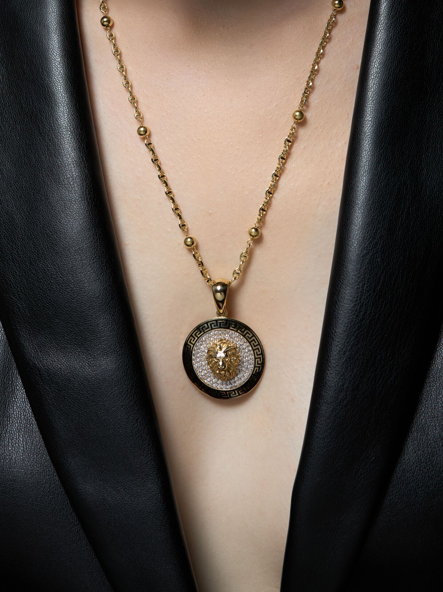 Aslan Altın Kolye | Cesaretin Simgesi