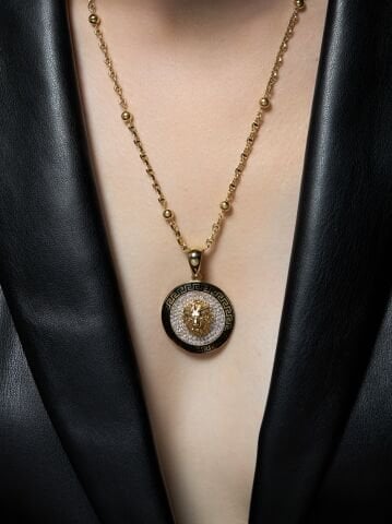 Aslan Altın Kolye | Cesaretin Simgesi