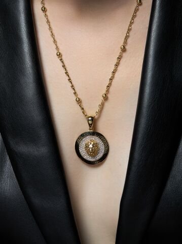 Aslan Altın Kolye | Cesaretin Simgesi