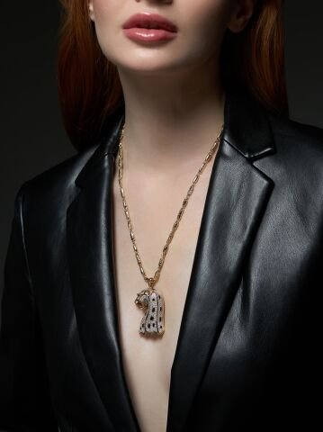 Golden Panter 14 Ayar Altın Kolye  – Işıltının panterle buluştuğu tasarım