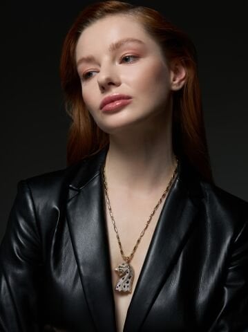 Golden Panthera Altın Kolye – Işıltının panterle buluştuğu tasarım