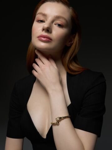 14 Ayar Altın Panter Kelepçe