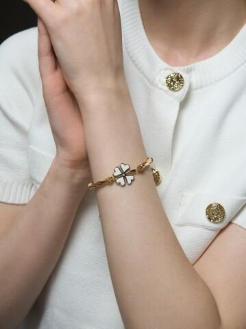 14 Ayar Altın “Kuzey Yonca” Bileklik