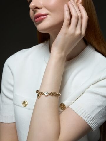 Altın “Yıldız Çiçeği” Bileklik