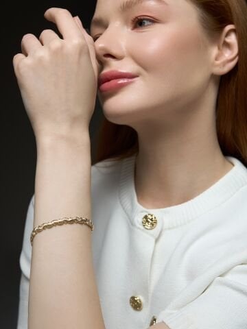 14 Ayar Altın “Deniz Kabuğu” Bileklik